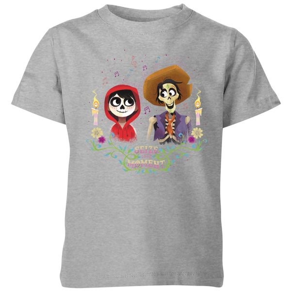 Disney Coco Miguel en Hector Kinder T-shirt - Grijs