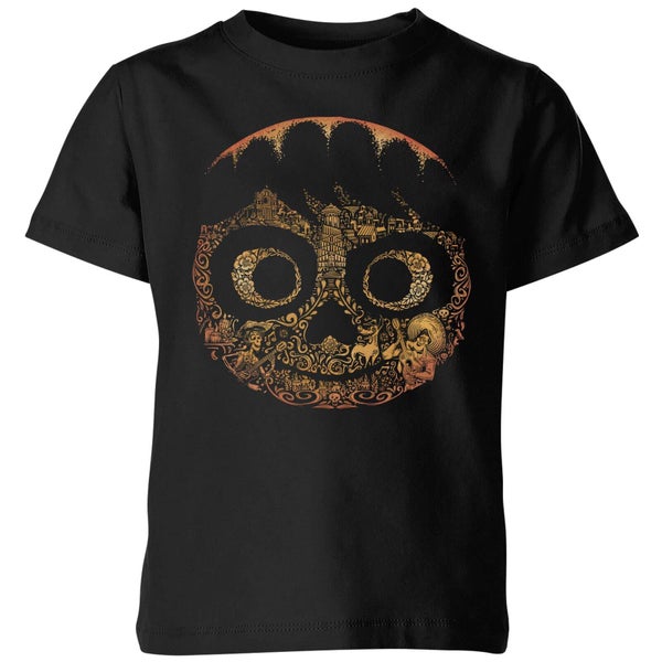 T-Shirt Enfant Visage Miguel Coco - Noir