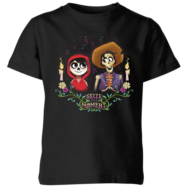 Disney Coco Miguel en Hector Kinder T-shirt - Zwart
