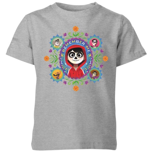 Disney Coco Remember Me Kinder T-shirt - Grijs