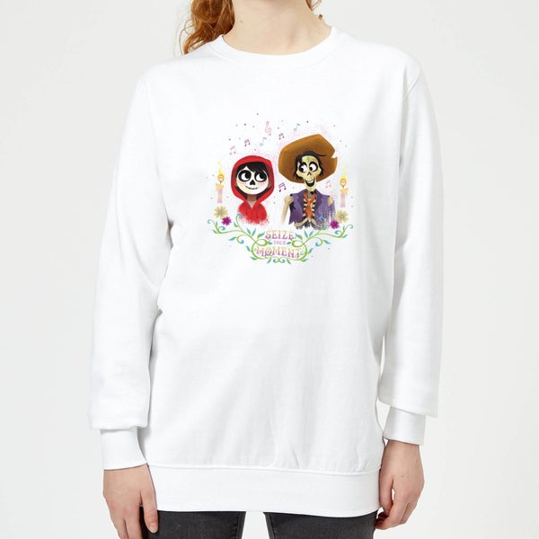 Coco Miguel And Hector Women's Sweatshirt - White
