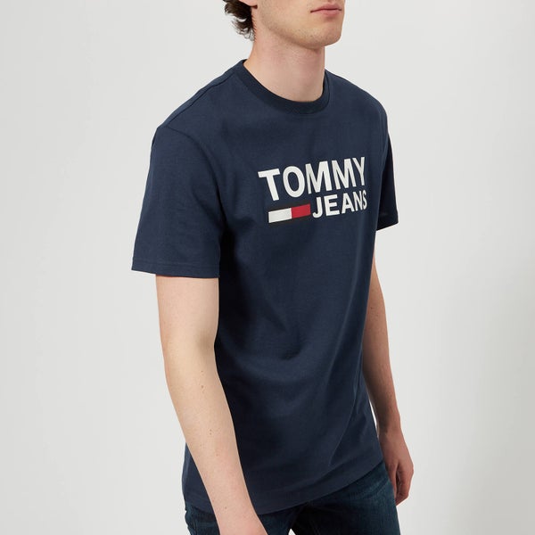 Tommy Jeans Men's Tommy Classics Logo T-Shirt - Black Iris