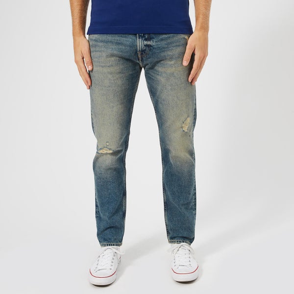 Tommy Jeans Men's Modern Tapered Jeans - Davie Dirt Blue Rigid