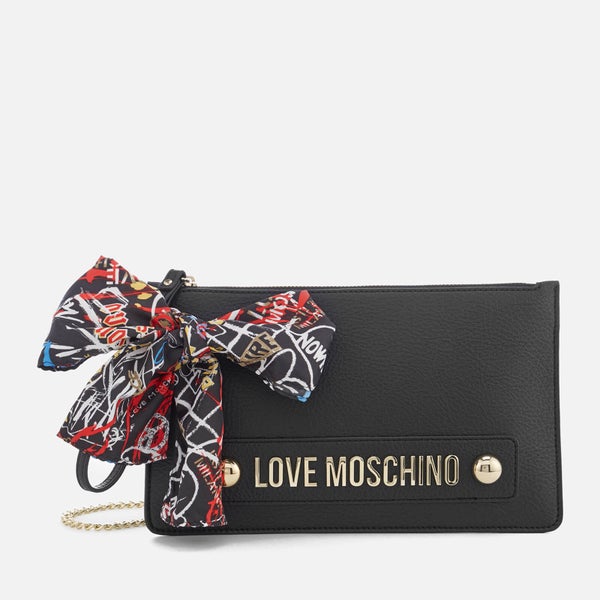 Love Moschino Women's Small Zip Pouch Bag - Black