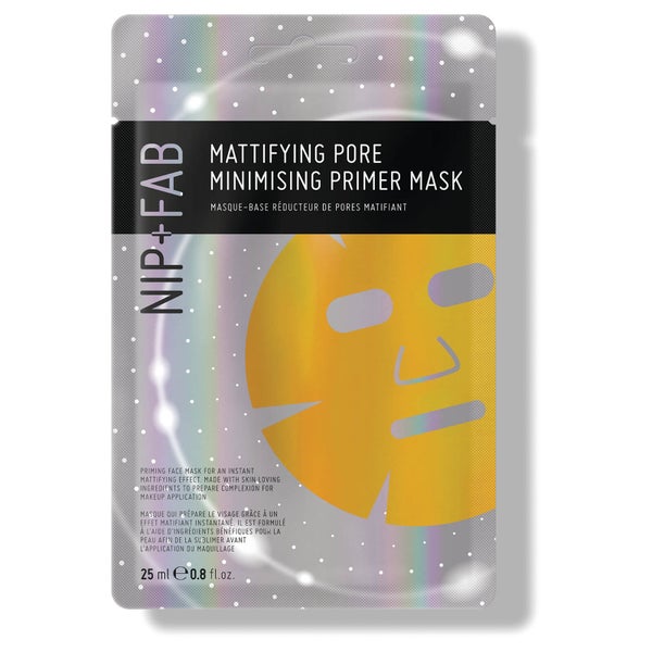 NIP+FAB Make Up Mattifying Oil Control Priming Sheet Mask maseczka w płachcie regulująca wydzielanie sebum 25 ml