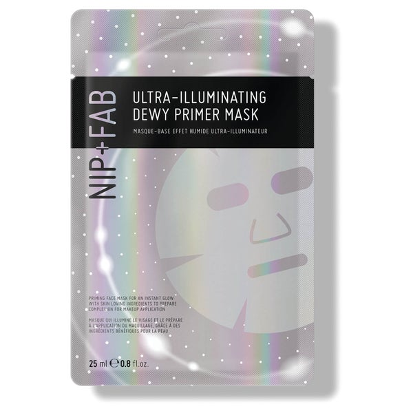 NIP + FAB Make Up maschera in tessuto ultra illuminante per preparare la pelle al make-up 25 ml