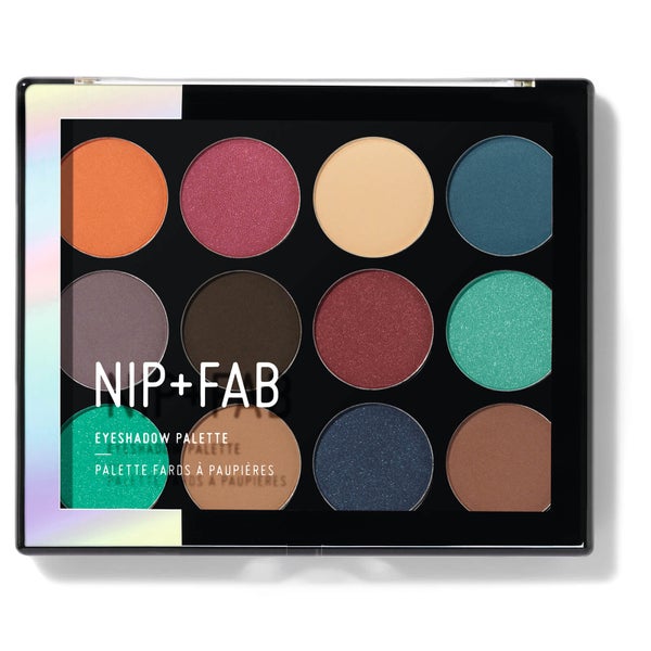 NIP+FAB Make Up Eyeshadow Palette -luomiväripaletti, Jewel 12g