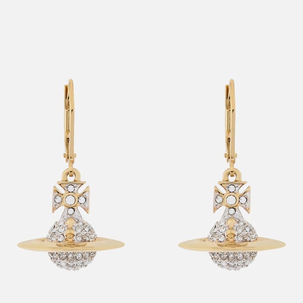 Vivienne Westwood Women's Lena Orb Earrings - Rhodium/Gold