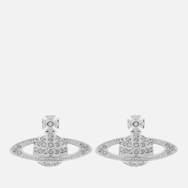 Vivienne Westwood Women's Mini Bas Relief Earrings - Rhodium
