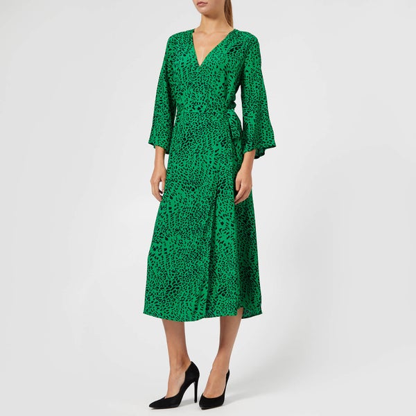 Gestuz Women's Loui Dress - Green Leopard