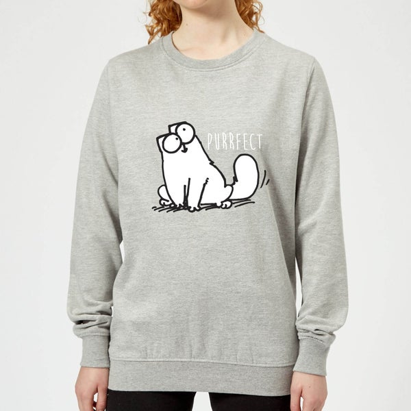 Simon's Cat Purrfect Women's Sweatshirt - Grey