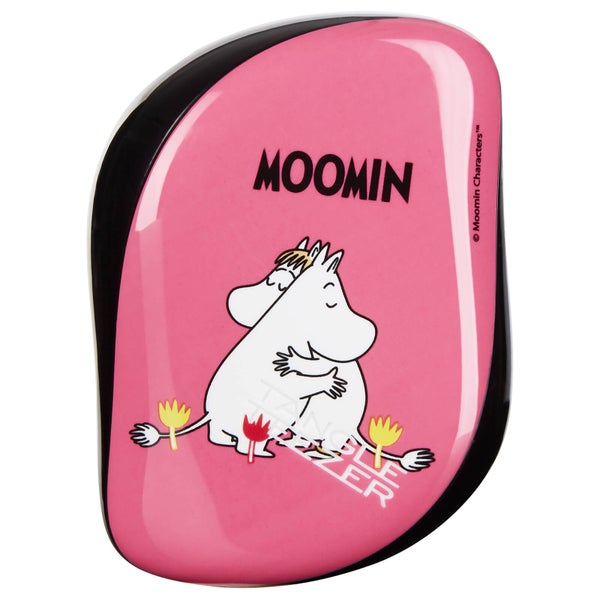 Brosse de Poche Compact Styler Hairbrush Tangle Teezer – Moomin Pink