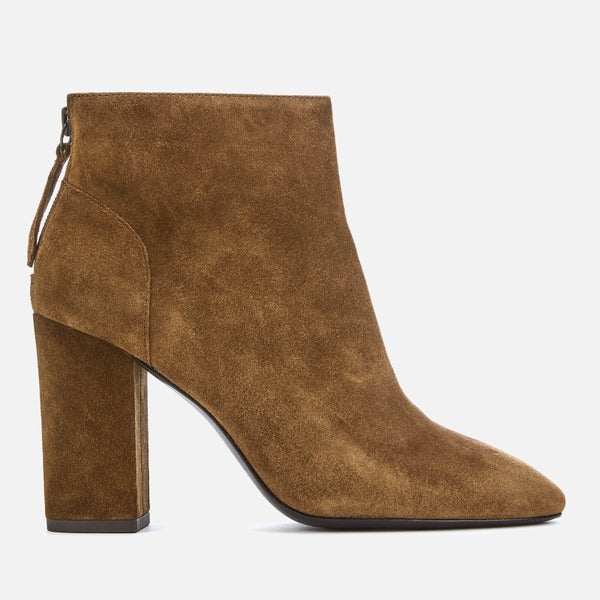 Ash Women's Joy Suede Heeled Ankle Boots - Russet