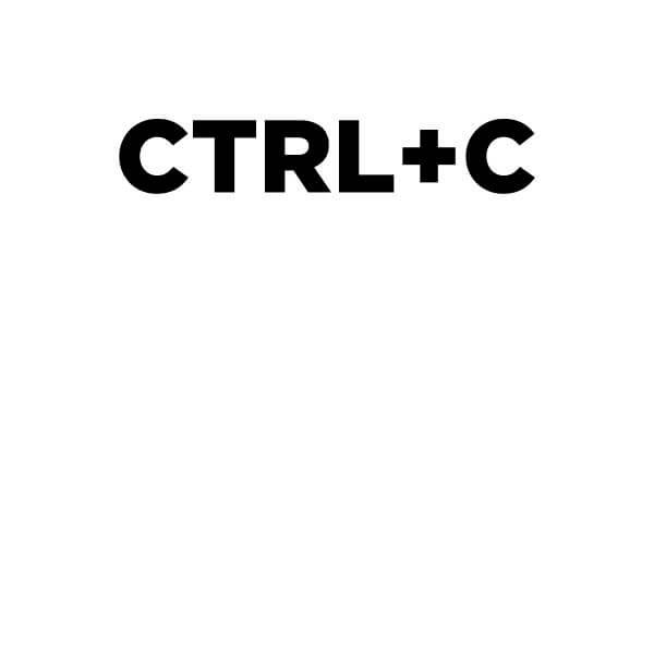 CTRL C Women's T-Shirt - White