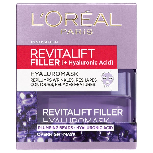 L'Oréal Paris Revitalift Filler Hyaluronic Anti-Ageing Mask maseczka odmładzająca z kwasem hialuronowym 50 ml