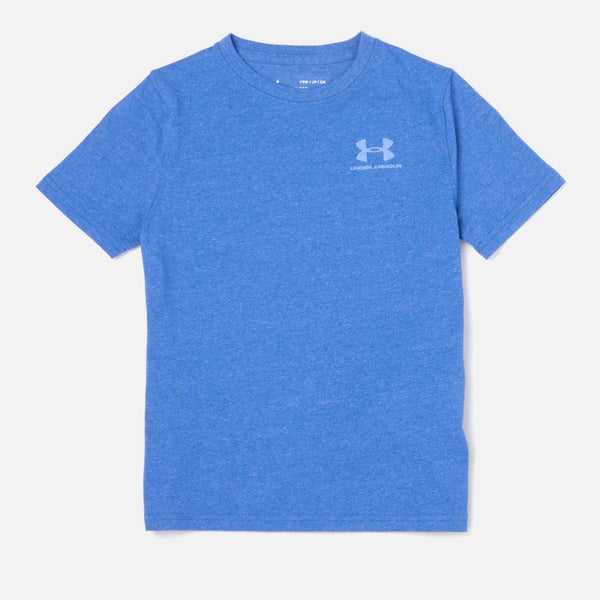 Under Armour Boys' Short Sleeve Cotton T-Shirt - Royal