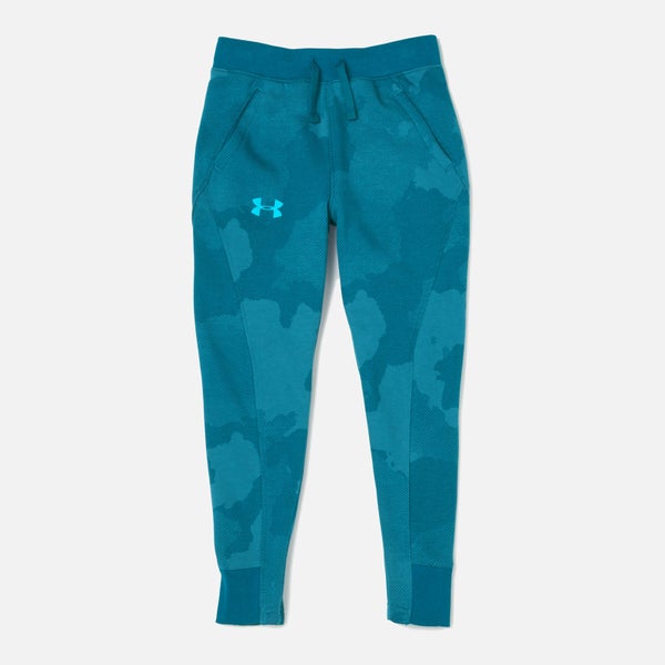 Under Armour Boys' Rival Printed Joggers - Techno Teal
