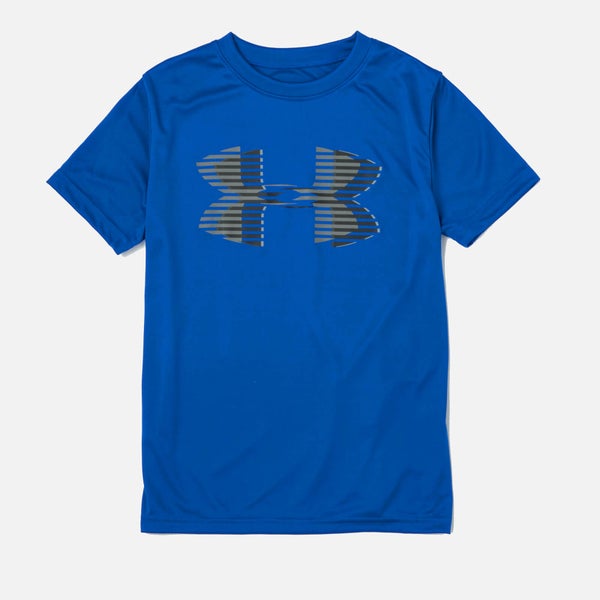 Under Armour Boys' Tech Big Logo Solid T-Shirt - Royal