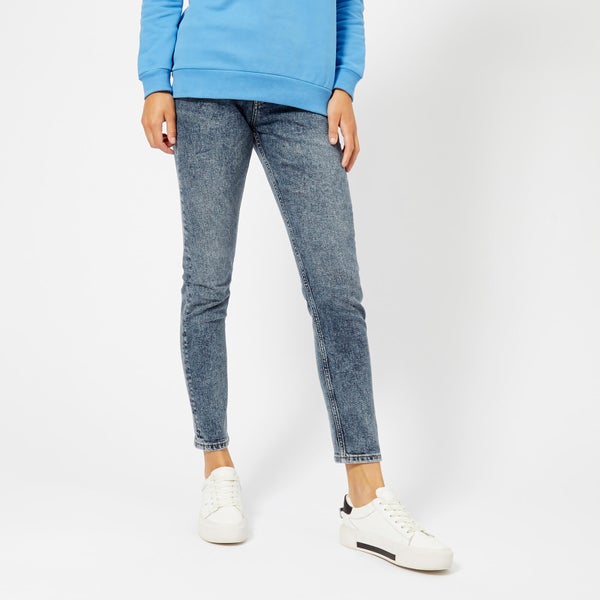 Calvin Klein Jeans Women's High Rise Slim West Jeans - Aptos Blue
