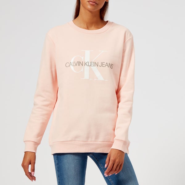 Calvin Klein Jeans Women's Monogram Logo Sweatshirt - Chintz Rose