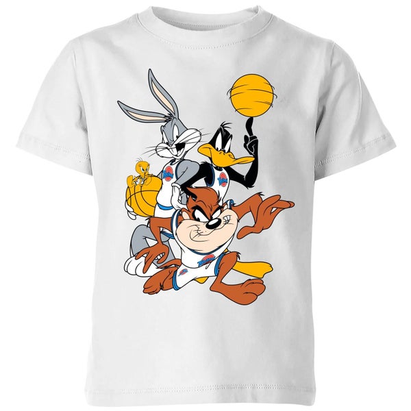 Camiseta Space Jam Bugs Bunny, Pato Lucas y Taz - Niño - Blanco