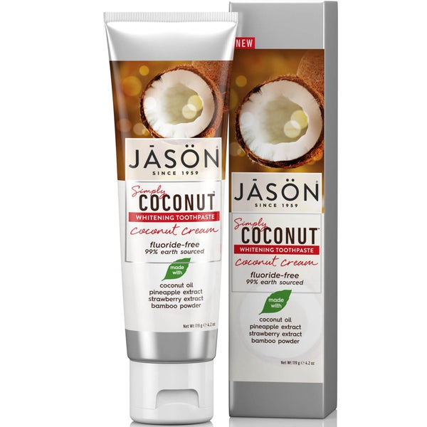 JASON Whitening Coconut Cream Toothpaste wybielająca pasta do zębów 119 g