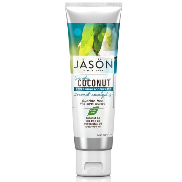 JASON Simply Coconut Refreshing Coconut Eucalyptus Toothpaste(제이슨 심플리 코코넛 리프레싱 코코넛 유칼립투스 치약 119g)