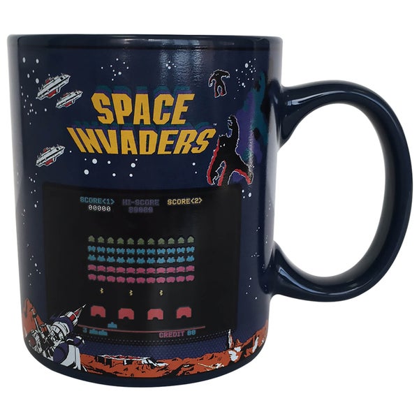 Space Invaders Heat Change Mug
