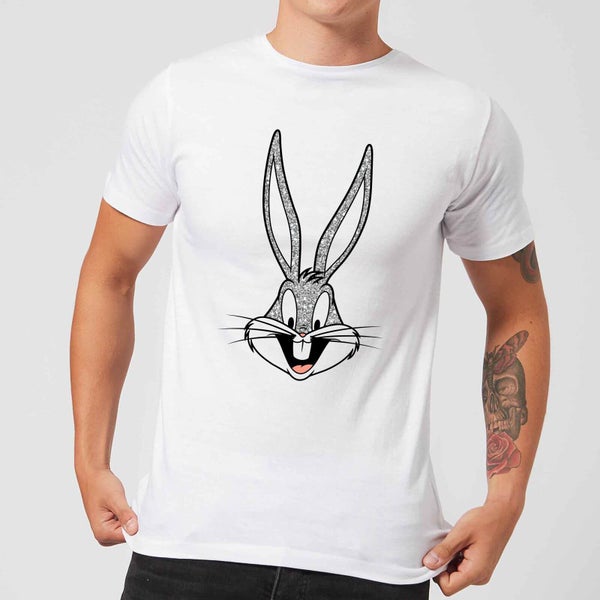 T-Shirt Homme Bugs Bunny Looney Tunes - Blanc