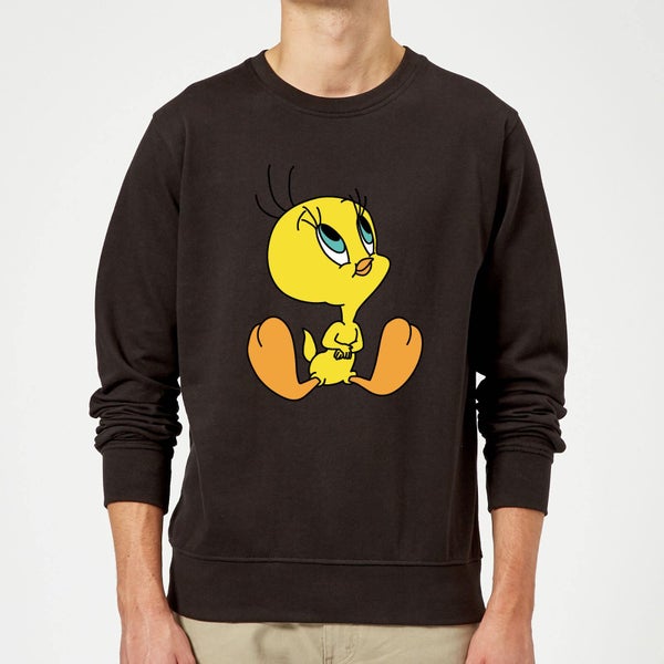 Looney Tunes Tweety Sitting Sweatshirt - Black