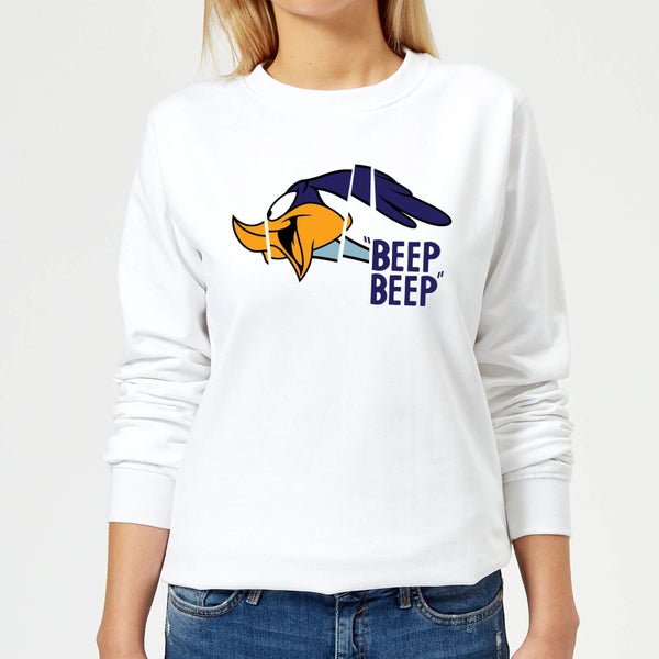 Looney Tunes Road Runner Beep Beep Women's Sweatshirt - White