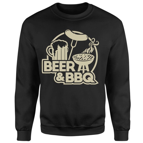 T-Shirt Homme Beer & BBQ - Blanc
