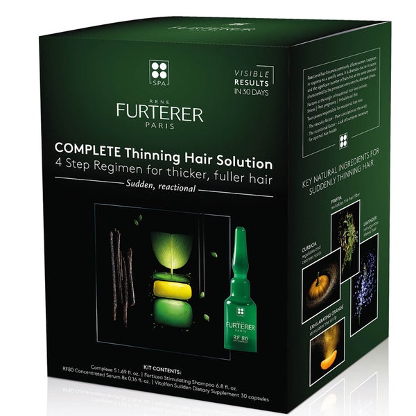 René Furterer RF 80 ATP Energie 4-Step Kit for Sudden Thinning Hair (Worth $204.00)