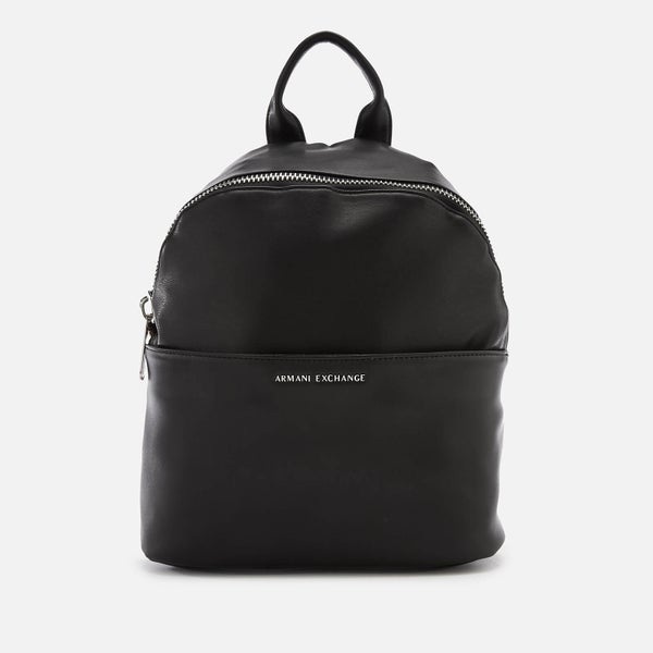 Armani Exchange Women's Eco Logo Backpack - Black