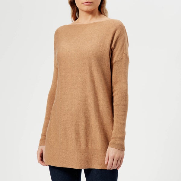 Joules Women's Lilly Boat Neck Jumper - Sand