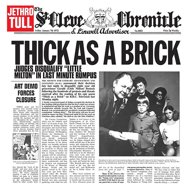 Jethro Tull - Thick As A Brick - Vinyl