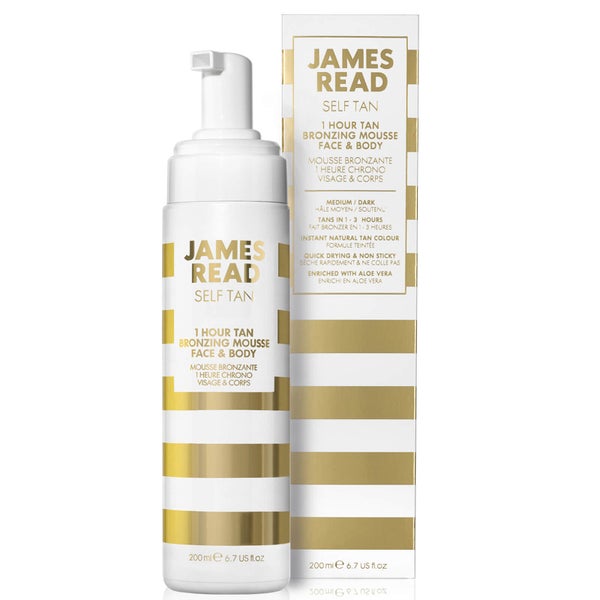 James Read 1 Hour Tan Bronzing Mousse for Face and Body 200ml