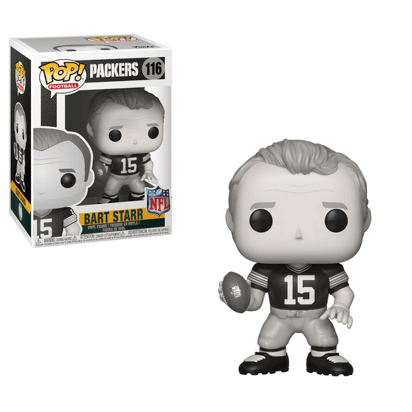 NFL Legends Green Bay Packers Bart Starr Black & White Funko Pop! Vinyl
