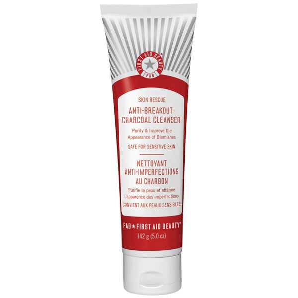 First Aid Beauty Skin Rescue Anti-Breakout Charcoal Cleanser(퍼스트 에이드 뷰티 스킨 레스큐 안티 브레이크아웃 차콜 클렌저)