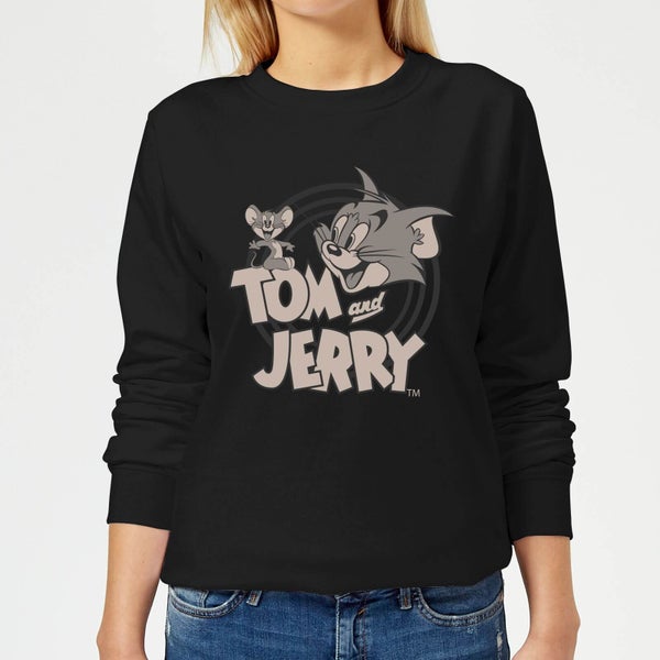 Tom & Jerry Circle Women's Sweatshirt - Black