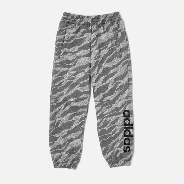 adidas Boys Linear Pants - Medium Grey Heather