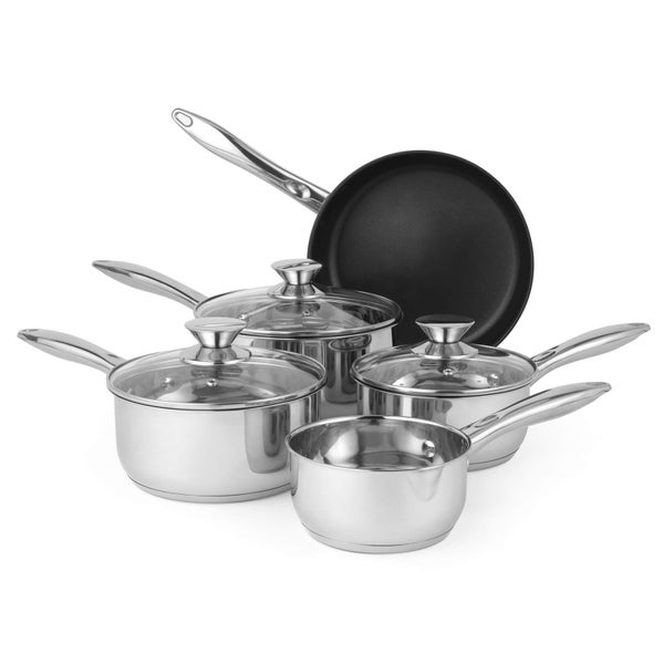 Russell Hobbs 5 Piece Stainless Steel Pan Set