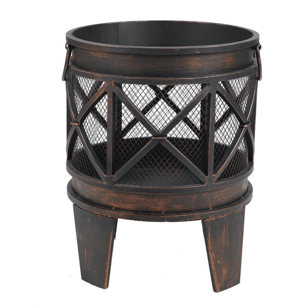 Tepro Gracewood Fire Basket - Bronze/Black