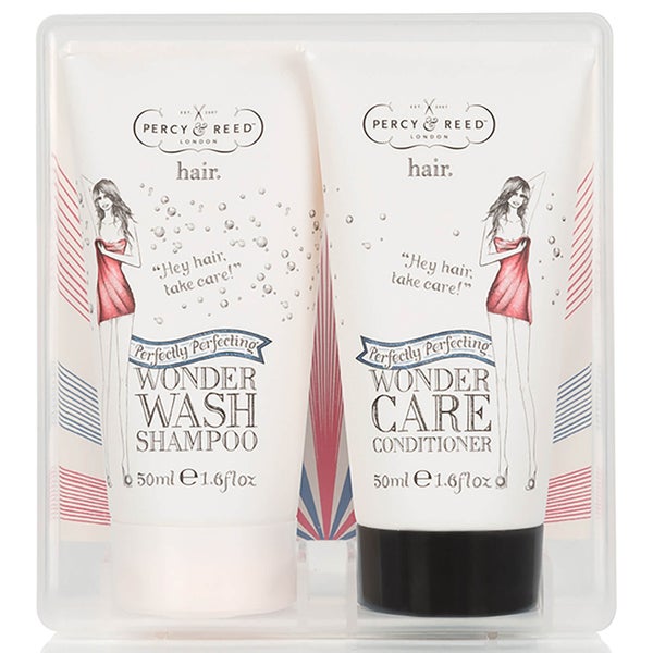 Percy & Reed To Go! Wonder Wash Shampoo & Wonder Care Conditioner szampon i odżywka
