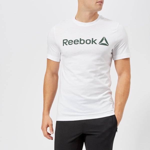 Reebok Men's Linear Short Sleeve T-Shirt - White