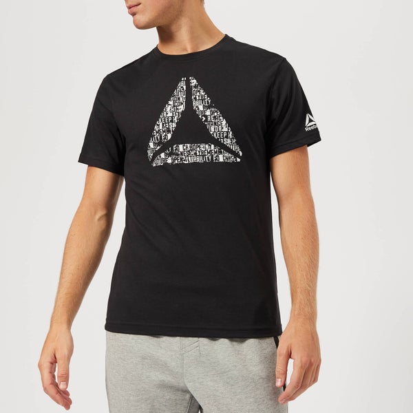 Reebok Men's Mantra Delta Short Sleeve T-Shirt - Black