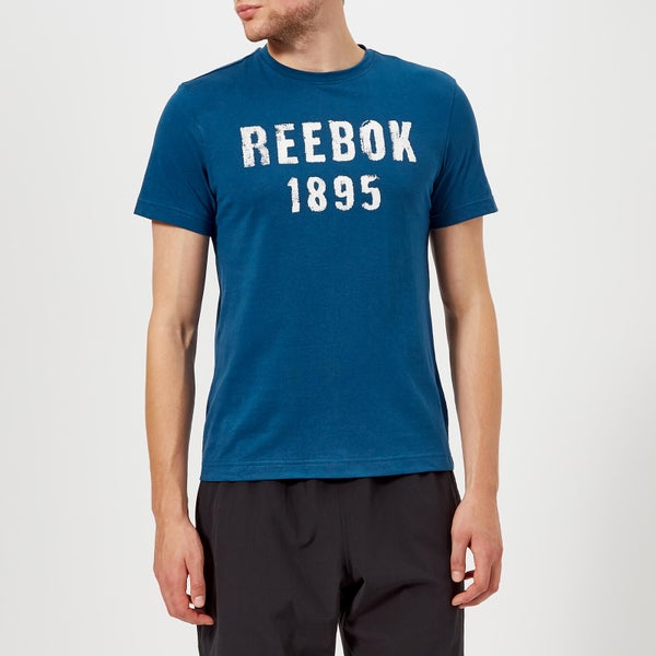 Reebok Men's 1985 Short Sleeve T-Shirt - Bunker Blue