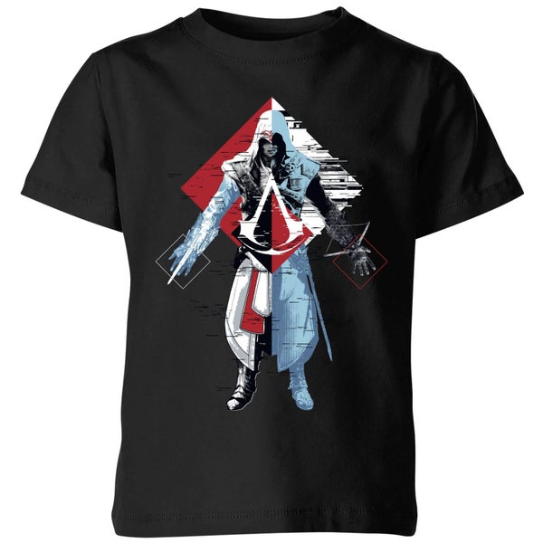 Assassin's Creed Animus Split Kinder T-Shirt - Schwarz