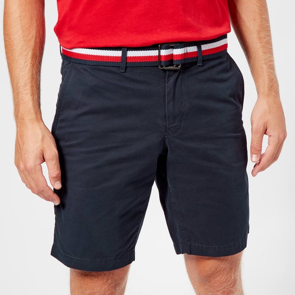 Tommy Hilfiger Men's Brooklyn Shorts with Belt - Sky Captain