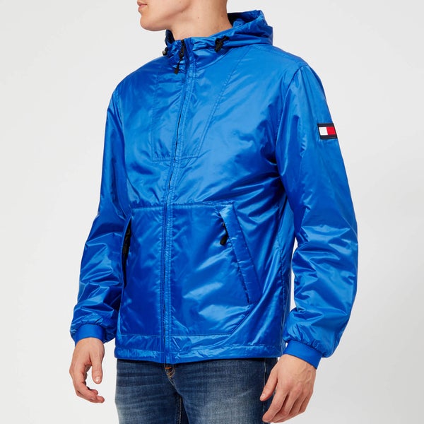 Tommy Hilfiger Men's Padded Hooded Jacket - Strong Blue